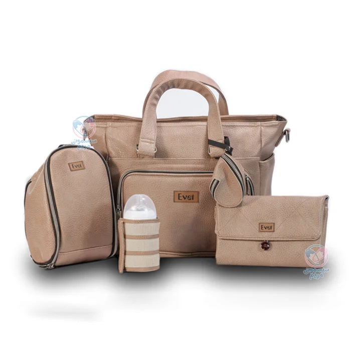 ساک لوازم نوزاد اوت EVET لویسا شکلاتی