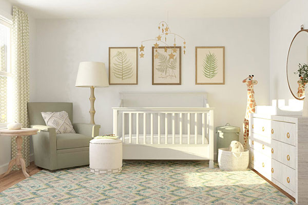 اتاق کودک را شلوغ و پر از وسیله‌های مختلف نکنید. 