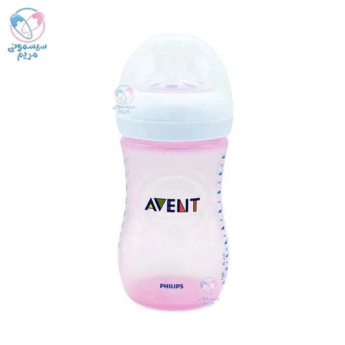 شیشه شیر طلقی 260 میلی‌لیتر اونت با گنجایش ۲ قطره در سرشیشه، مناسب برای تغذیه کودکان بالای ۴ ماه