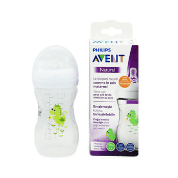 شیشه شیر طلقی 260 میلی‌ لیتر اونت AVENT طرح دار