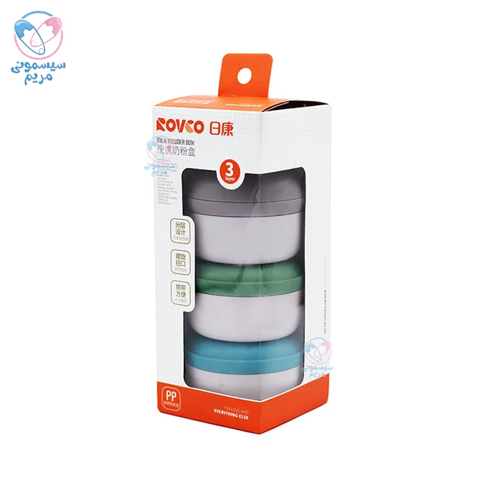 دارای سه قسمت مجزا با ظرفیت کل 330 میلیلیتر