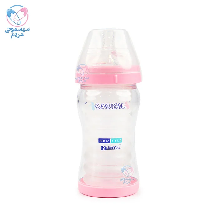 شیشه شیر 220 میلی لیتر سیل باتل بیبی سیل Babisil صورتی