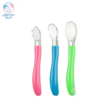 قاشق سیلیکونی 3 عددی بیبی لند Babyland
