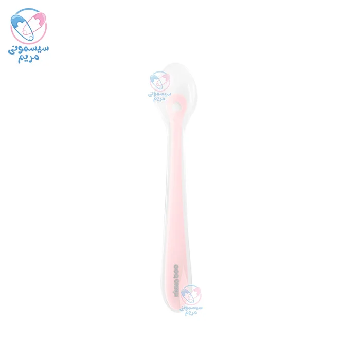 قاشق سیلیکونی تکی کیکابو Kikkaboo صورتی