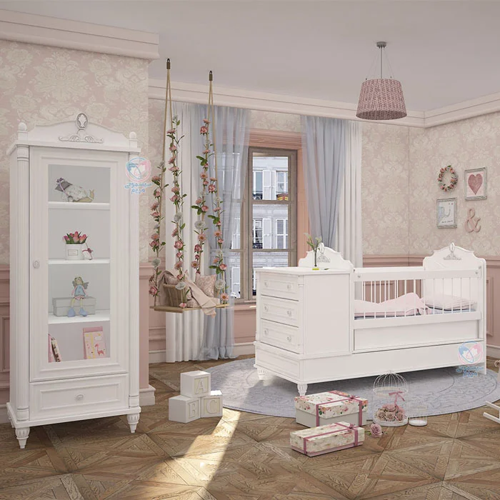 تخت نوزاد نوجوان bambino Venice مجهز به گارد آسانسوری