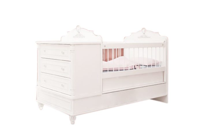 تخت نوزاد نوجوان bambino Venice مجهز به گارد آسانسوری