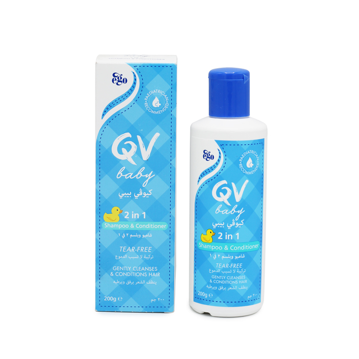 شامپو سر و بدن 200 میلی‌لیتر کیو وی QV