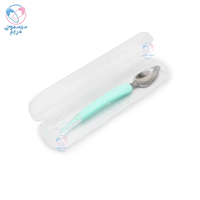 قاشق پوره کن هیپرلایف با یک سری فلزی با دندانههای تیز و برنده و یک سری سیلیکونی