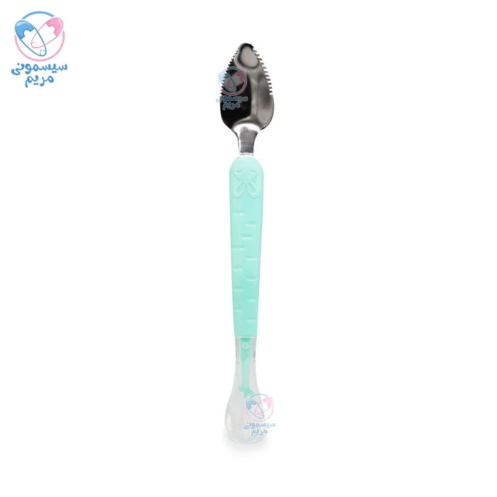 قاشق دو سر با قاب هپیر لایف Happierlife سبز