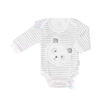 لباس نوزادی به آوران Behavaran طرح پاندا زیر دکمه آستین بلند