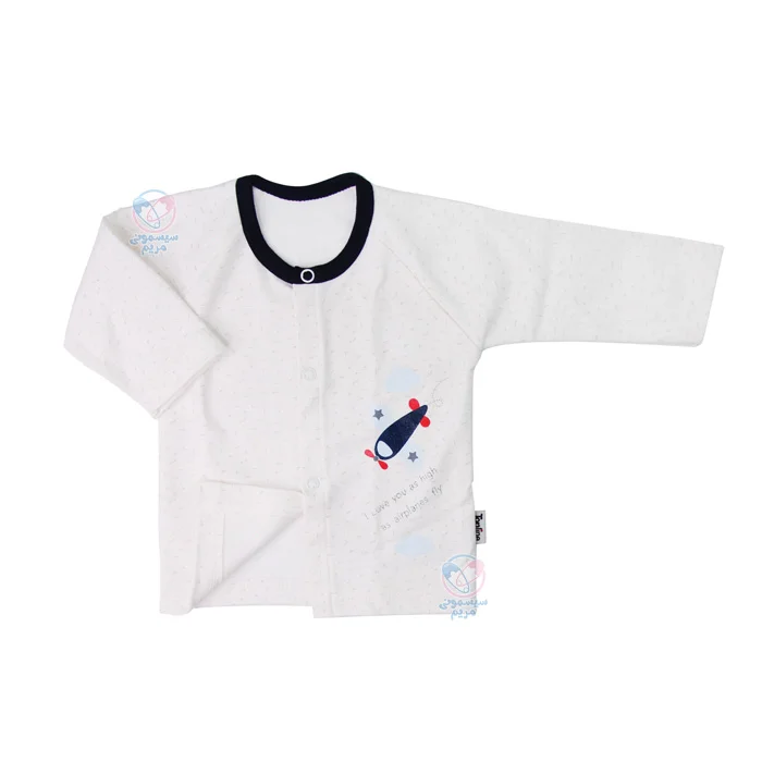 لباس نوزادی تاپ لاین Topline طرح هواپیما مانتو