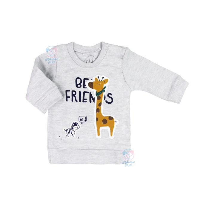 لباس نوزادی فرندز زرافه نیلی Nili با طراحی منحصربهفرد و خلاقانه، دنیای کودک شما را به فضایی شاد و پرنشاط تبدیل میکند.