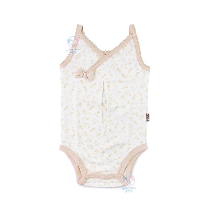 لباس نوزادی پاریز Pariz طرح سوئیت زیر دکمه رکابی