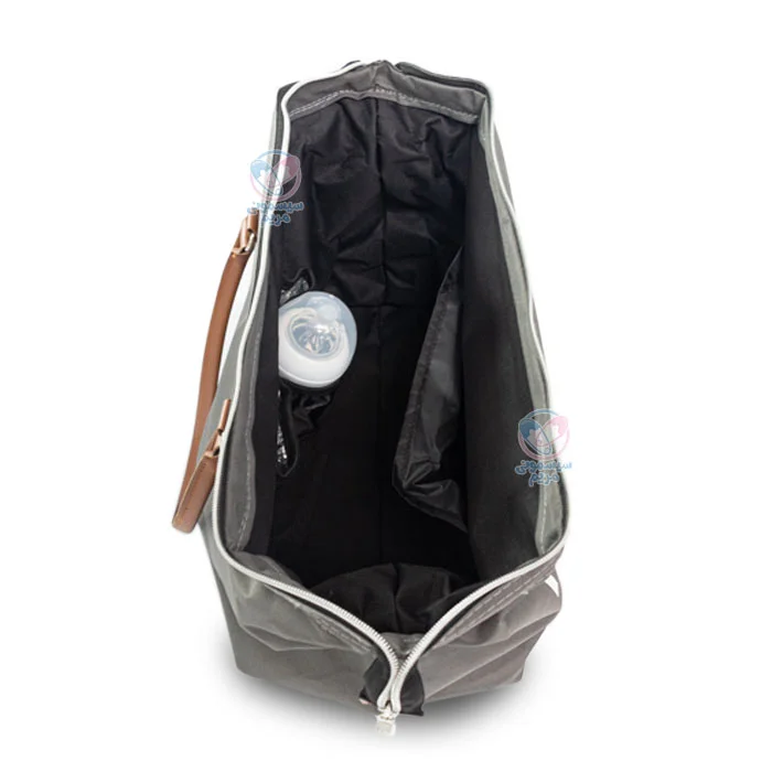 ساک لوازم Mommy Bag مجهز به محفظه عایق شیشه برای گرم نگه داشتن شیر کودک