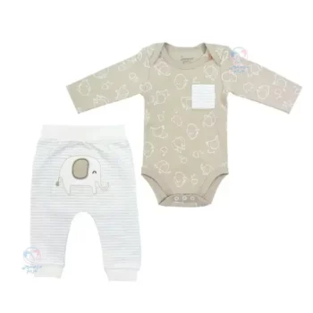 بادی بلند و شلوار دانالو Danaloo طرح فیل کوچک