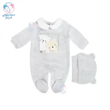 سرهمی مخمل ایندیگو Indigo گریزلی