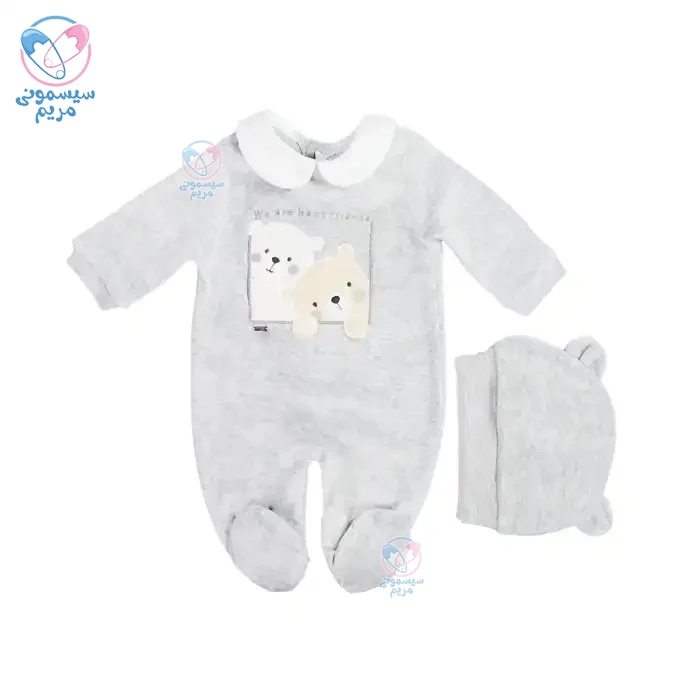 سرهمی مخمل ایندیگو Indigo گریزلی