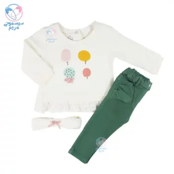 بلوز و شلوار ایندیگو Indigo طرح باغچه