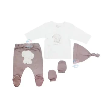 ست بیمارستانی 4 تکه دانالو Danaloo طرح فیل و حیوانات