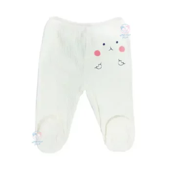 شلوار جورابدار کبریتی نسیکسز Necixs طرح بره تپل شیری