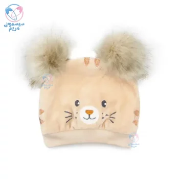 کلاه مخمل پیشی Atan پاپو Papo 250444 کرم