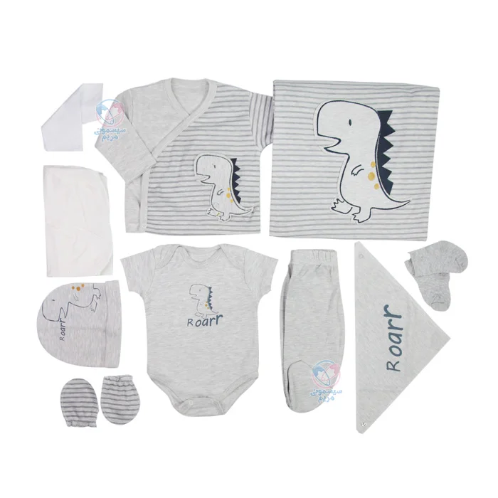 ستی 10 تکه و زیبا مناسب برای کودکان از بدو تولد تا 3 ماه