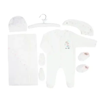 ست بیمارستانی 7 تیکه مادرکر Mothercare خرگوش کالسکه سوار