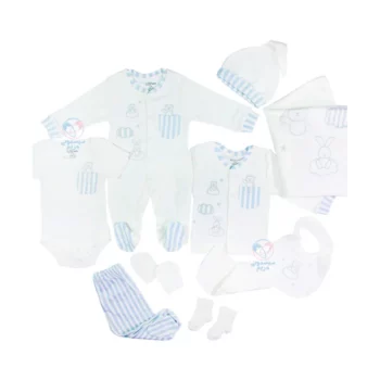 ست بیمارستانی عزیز به به Aziz bebe طرح خرس و ابر