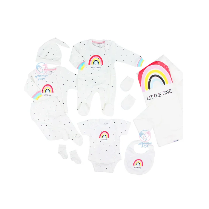 ست بیمارستانی عزیز به به Aziz bebe طرح رنگین کمان