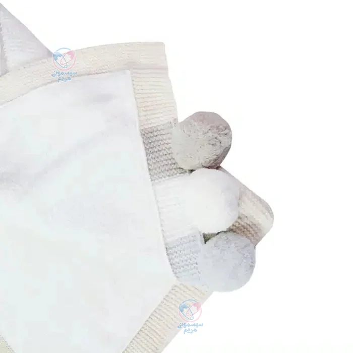 پتو بافت نیپر Nipper پوم دار، بهترین انتخابها برای نوزادان از بدو تولد تا حدود 1 سالگی