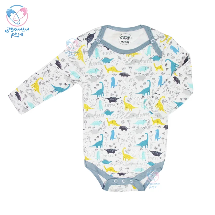 پک زیر دکمه آستین بلند سه عددی ماماس اند پاپاس Mamas&Papas طرح عصر حجر