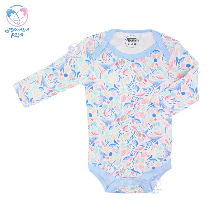 پک زیر دکمه آستین بلند سه عددی ماماس اند پاپاس Mamas&Papas طرح پیشی