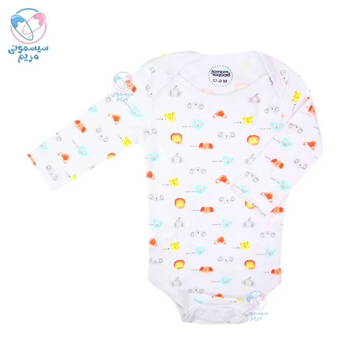 پک زیر دکمه آستین بلند سه عددی ماماس اند پاپاس Mamas&Papas طرح پیشی