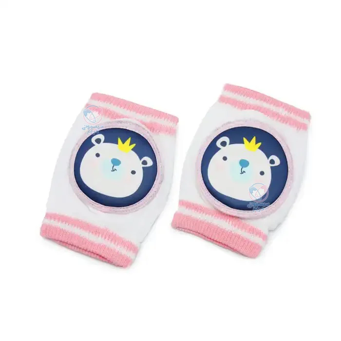 زانوبند توری 2875 خرس صورتی