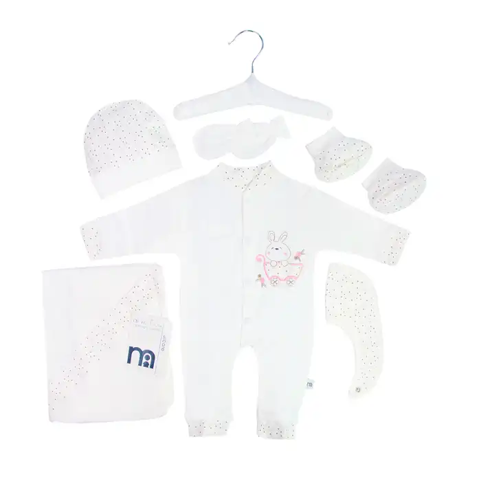 ست بیمارستانی 7 تیکه مادرکر Mothercare طرح خرگوش و اسکوتر