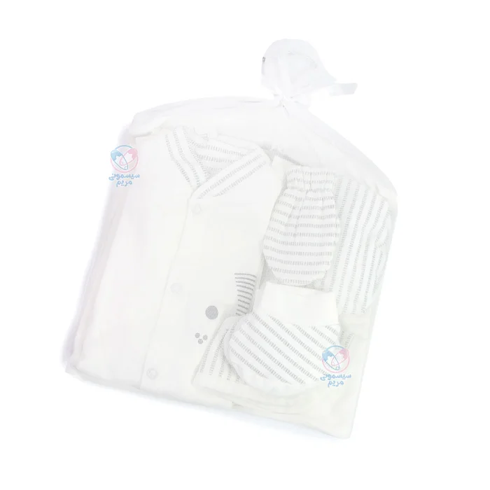 محصولی شامل 7 تیکه از اقلام ضروری نوزاد