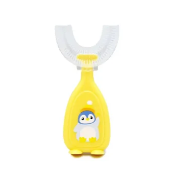 مسواک سیلیکونی قاب دار پنگوئن