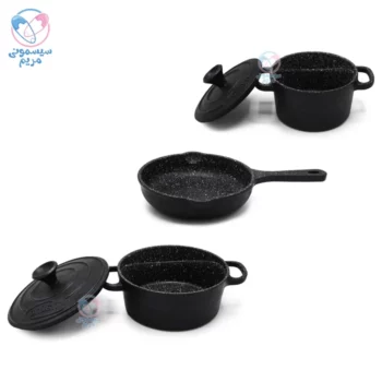 سرویس قابلمه چدن نالینو Nalino مشکی