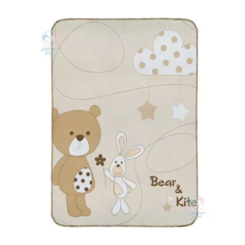 پتو نخی دورپیچ رزبرن Roseborn Bear & Kite