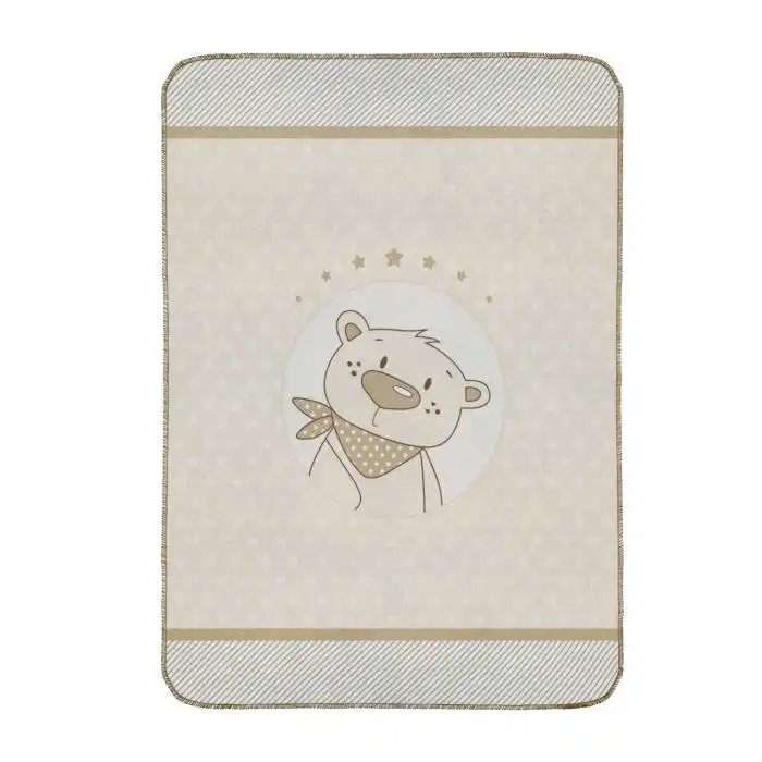 پتو نخی دورپیچ رزبرن Roseborn teddy bear