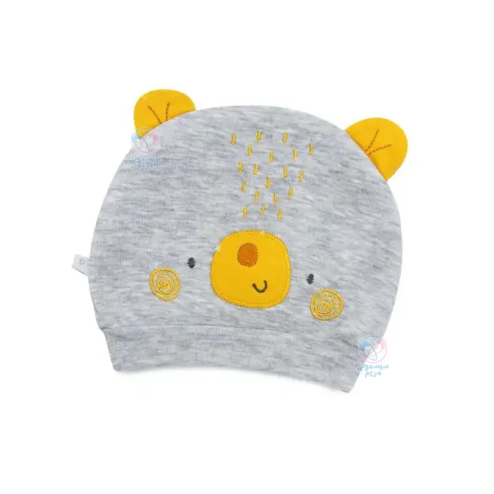 کلاه تک پاپو Papo Linda طرح خرس طوسی