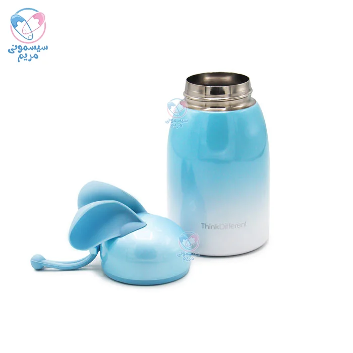 فلاسک تپل تینک دیفرنت Think Different خرگوش گوش ایستاده آبی