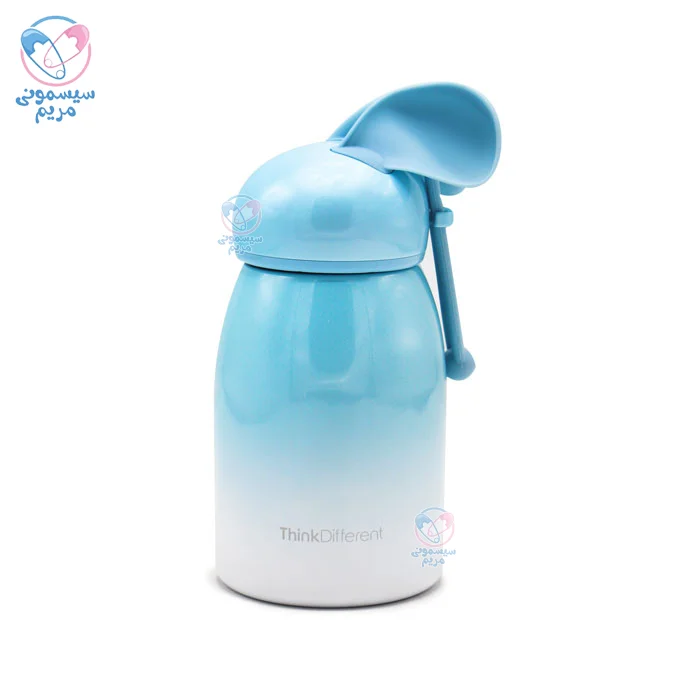 فلاسک تپل تینک دیفرنت Think Different خرگوش گوش ایستاده آبی