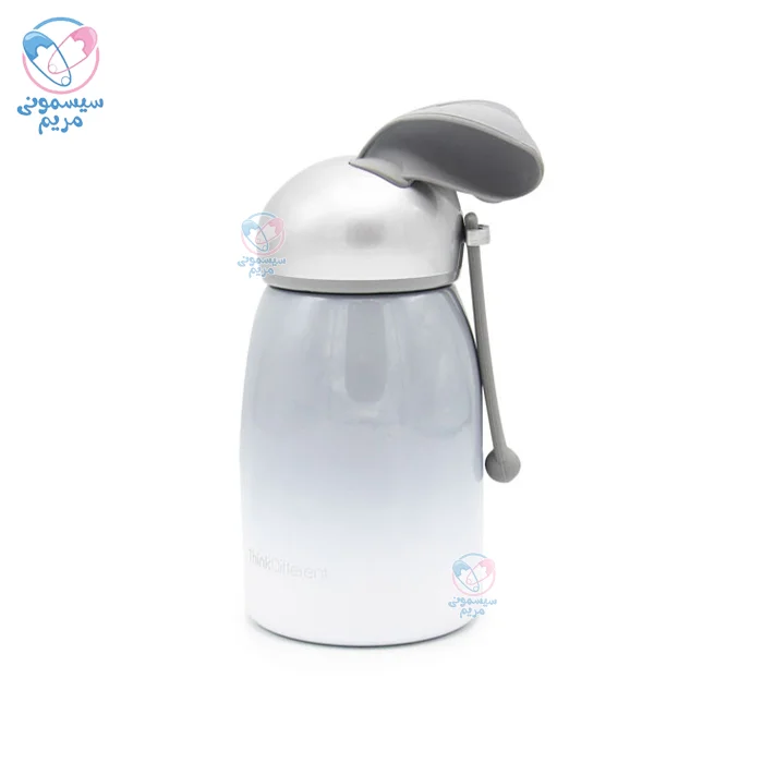 فلاسک تپل تینک دیفرنت Think Different خرگوش گوش ایستاده طوسی