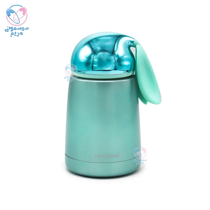 فلاسک تپل هلو دریم Hello Dream خرگوش گوش افتاده سبز