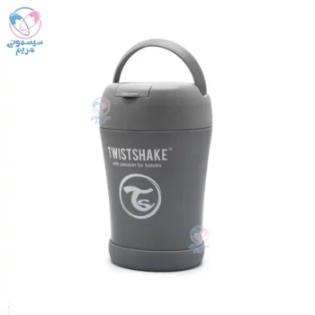 فلاسک غذا توییست شیک Twistshake طوسی
