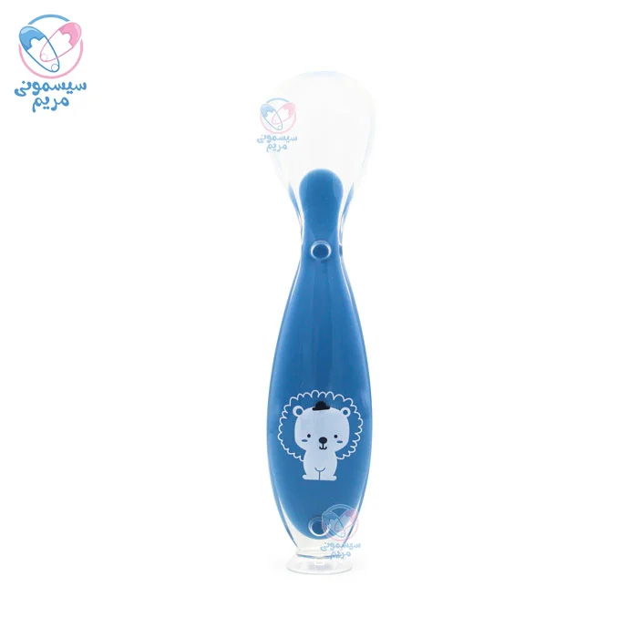 قاشق سیلیکونی چسبان توقی بیبی Taoqibaby سرمه ای