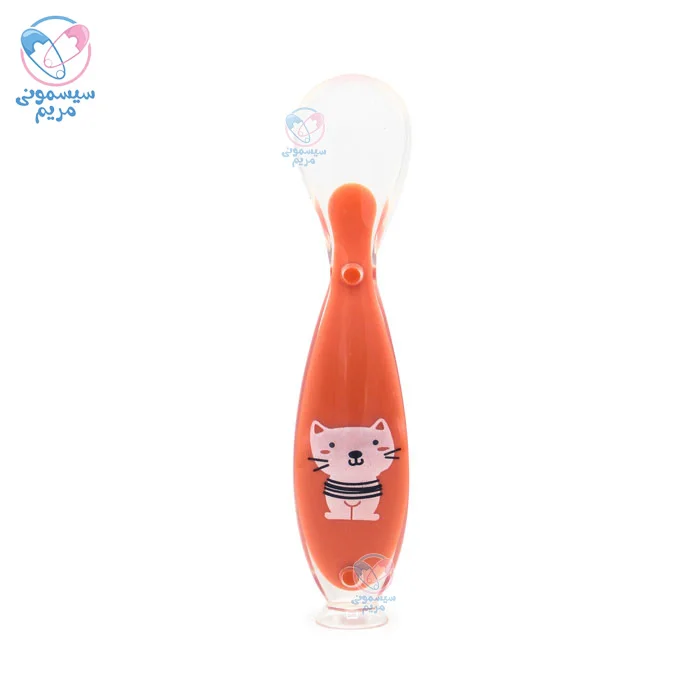 قاشق سیلیکونی چسبان توقی بیبی Taoqibaby گلبهی