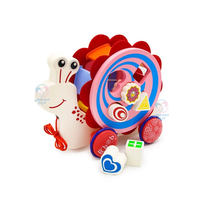 نخ کش و پازل حیوانات حلزون