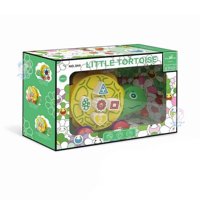 نخ کش و پازل حیوانات لاک پشت